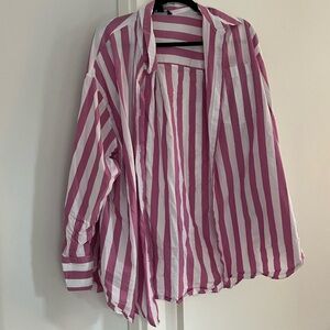 Whistles Collar shirt - pink stripes